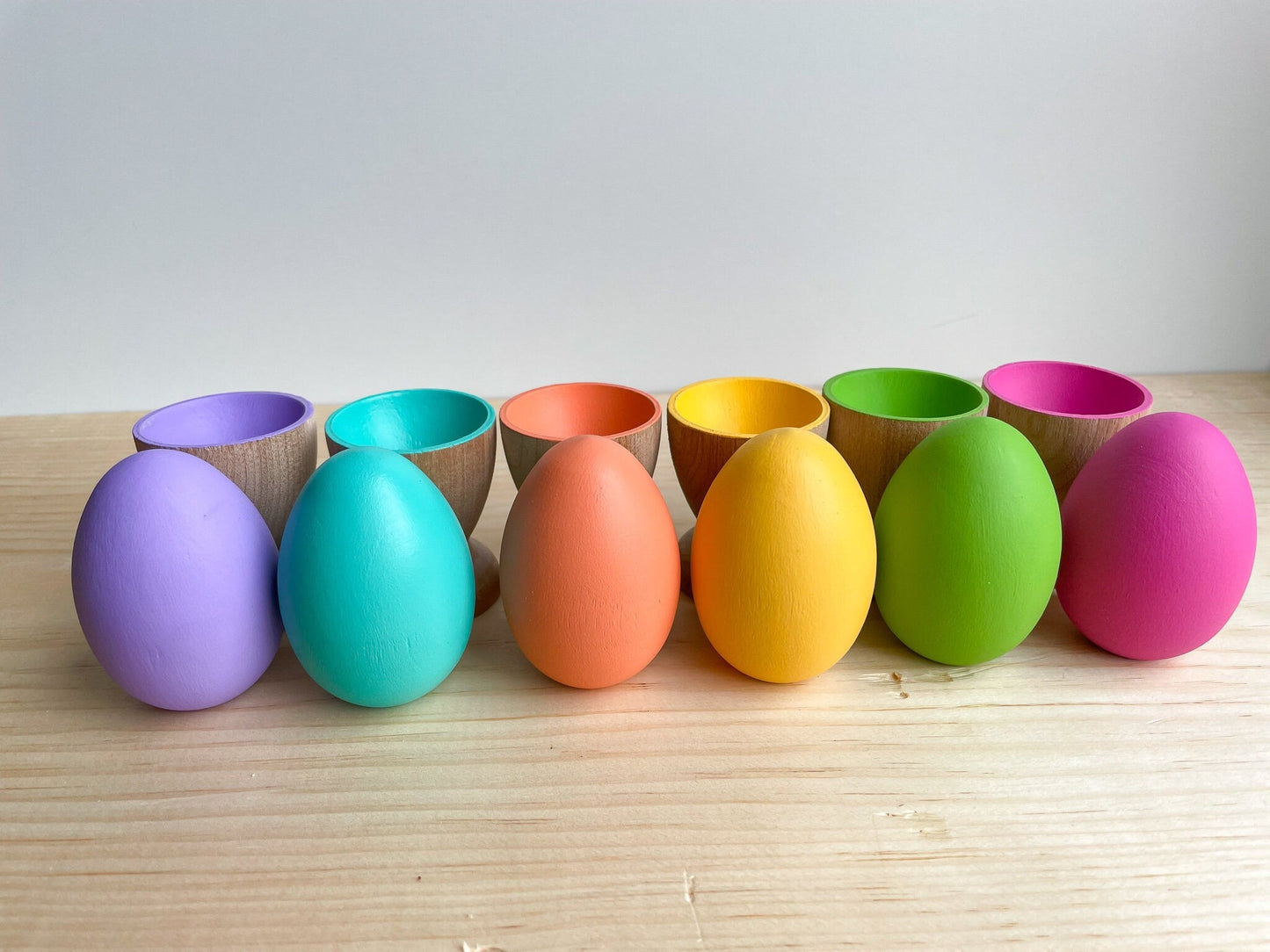 Montessori Egg and Cup Colour Matching