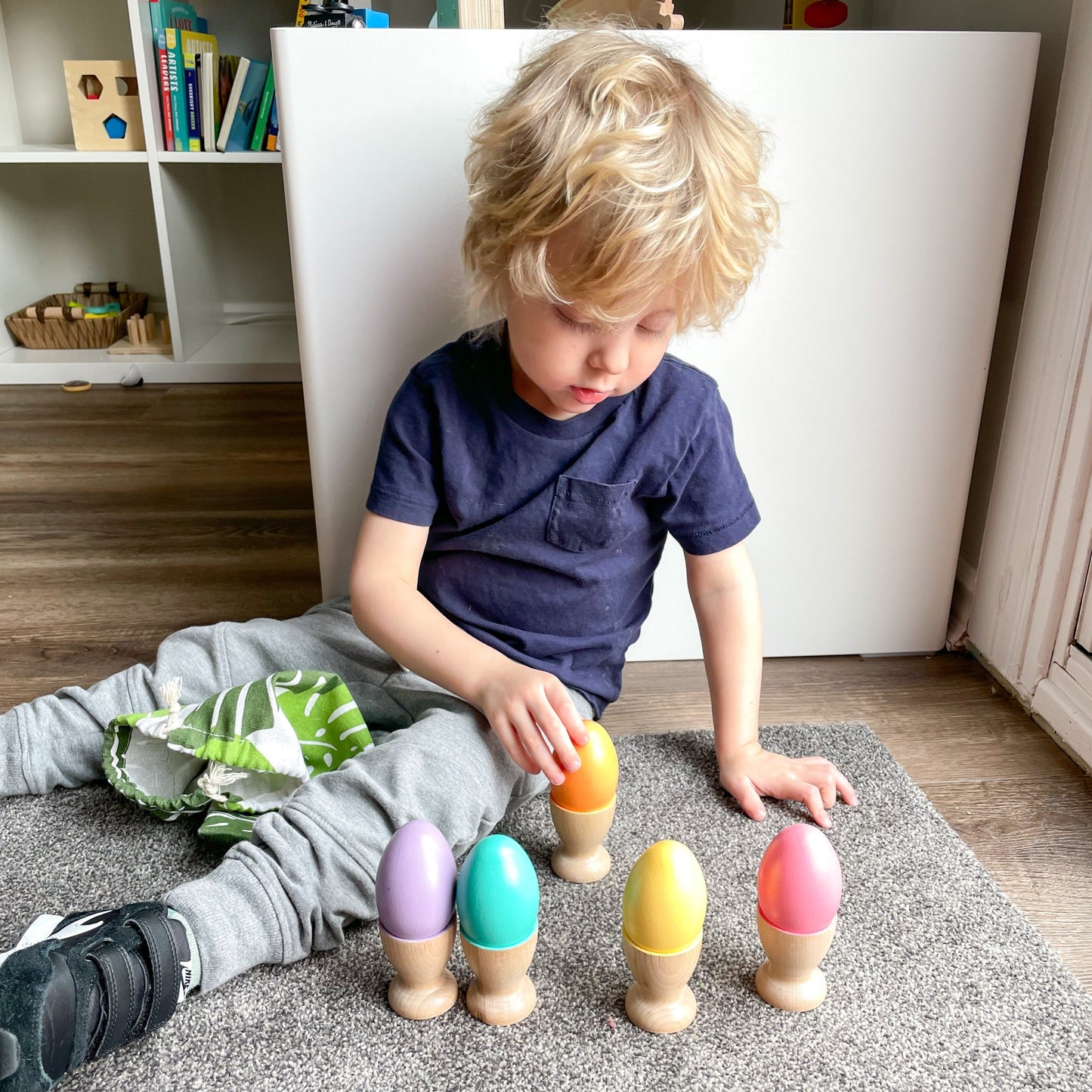 Montessori Egg and Cup Colour Matching